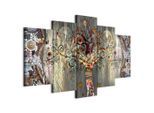 artgeist , Mehrfarbig , Textil, Holzwerkstoff , rechteckig , 100x50x1.2 cm , Keilrahmen , Dekoration, Bilder & Rahmen, Bilder, Abstrakte Bilder