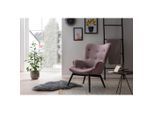 Livetastic , Rosa , Textil , 80x92x99 cm , Esszimmer, Esszimmerstühle, Stühle