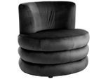 Livetastic , Schwarz , Textil , 90x82x85 cm , Made in EU , Wohnzimmer, Sessel