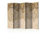 artgeist , Braun, Beige , Holz, Textil , Kiefer , massiv , Schmetterling , 225x172x3 cm , Motiv auf Vorder- und Rückseite , Kleinmöbel, Paravents