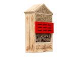 Möbelix , Naturfarben, Rot , Holz , 33.5x49.5x14 cm , Freizeit im Garten, Gartenaccessoires, Vogelhäuser & Freilaufgehege, Insektenhotels