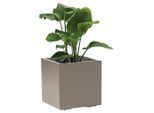 Möbelix , Taupe , Kunststoff , 39.5x39.5x39.5 cm , UV-beständig, wetterbeständig, wetterfest, stabil , Freizeit im Garten, Gartenpflege, Pflanzenpflege, Blumen- & Pflanzkasten