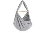 Schmusewolke , Grau , Holz, Metall, Textil , Buche , 30x147x137 cm , wendbar,Deckenmontage möglich, Feder mit Sicherheitsseil , Baby, Babyzimmer, Babyzimmer-Zubehör