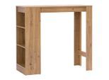 Möbelix , Eichefarben , Holzwerkstoff , rechteckig , 110x103x50 cm , Stauraum , Esszimmer, Barmöbel, Bartische