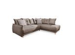 Mid.you , Hellbraun , Textil , Kiefer , Uni , Füllung: Polyetherschaumkern,Polyetherschaumkern , 235x190 cm , Made in EU , erweiterbar, Schlafen auf Sitzhöhe ,