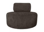 Livetastic , Mokka , Textil , 88x70x88 cm , Made in EU , Sitzfläche 360° drehbar , Esszimmer, Esszimmerstühle, Polsterstühle