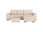 Mid.you , Naturfarben , Textil , 268x156 cm , Wohnzimmer, Sofas & Couches, Schlafsofas, Schlafsofas