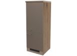 FlexWell , Champagner , Holzwerkstoff , 1 Fächer , einzeln stellbar, einmalig seitenverkehrt montierbar , 60x161.6x57 cm , Made in Germany , Küche, Küchenblöcke, Küchenschränke, Küchenumbauschränke