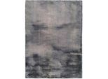 Luca Bessoni , Dunkelgrau , Textil , rechteckig , 160x220 cm , Oeko-Tex® Standard 100 , für Fußbodenheizung geeignet ,