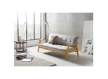 Livetastic , Naturfarben, Hellgrau , Holz, Textil , Eiche,Eiche , massiv,massiv , 190x81x85 cm ,
