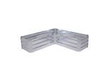Gardenson , Silberfarben , Metall , 255,15 l , 45x30x189 cm , Freizeit im Garten, Gartenpflege, Hochbeete, Hochbeete