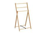 Zeller Present , Naturfarben , Holz , Bambus , rund , 50x42x95 cm , FSC 100% , Montage ohne Bohren , Badezimmer, Badezimmeraccessoires, Handtuchhalter