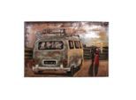 Möbelix , Mehrfarbig , Metall , rechteckig , 120x80x4 cm , 3D-Effekt, einfache und schnelle Anbringung , Dekoration, Bilder & Rahmen, Bilder, Holz- & Metallbilder