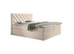 Mid.you , Beige , Textil , H2 , 180x200 cm , Topper durchgehend ,