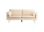 Livetastic , Goldfarben, Beige , Metall, Textil , 203x84x90 cm ,