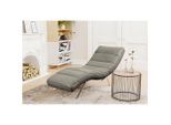 Livetastic , Grau , Leder , Echtleder , Semi-Anilinleder , 65x65-95x171 cm , Made in EU , Fußauswahl, Lederauswahl, Relaxfunktion, Rücken echt , Wohnzimmer, Sofas & Couches, Relaxliegen & Récamièren, Relaxliegen