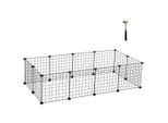 Möbelix , Schwarz , Metall, Kunststoff , 143x46x73 cm , Tierbedarf, Sonstiger Tierbedarf