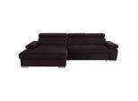 Livetastic , Aubergine , Textil , 292x183 cm , Made in EU , Rücken echt , Wohnzimmer, Sofas & Couches, Schlafsofas, Ecksofas mit Schlaffunktion