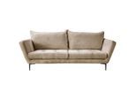 Mid.you , Beige , Textil , Füllung: Polyurethan (Pur) , 225x86x95 cm , Made in EU ,