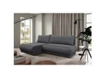 Mid.you , Dunkelgrau , Textil , Füllung: Schaumstoff , L-Form , 277x179 cm , Made in EU , Bettkasten erhältlich, Bettfunktion erhältlich , Wohnzimmer, Sofas & Couches, Wohnlandschaften, Ecksofas
