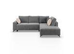 Möbelix , Grau , Textil , Füllung: Schaumstoffflocken , L-Form , 270x212 cm , Stoffauswahl, Schlafen auf Sitzhöhe, Rücken echt , Wohnzimmer, Sofas & Couches, Wohnlandschaften, Ecksofas