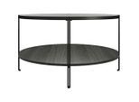 Mid.you , Schwarz , Metall, Holzwerkstoff , rund , 79x44x79 cm , gastro- und objekttauglich ,