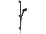 Hansgrohe , Schwarz , Metall, Kunststoff , 10.5x66.9x29.7 cm , Badezimmer, Duschen, Brausegarnituren