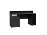 Mid.you , Schwarz , Metall, Kunststoff, Holzwerkstoff , 1 Schublade(n) Schubladen , rechteckig , 160x91x72 cm , Kabeldurchlass, Stauraum, Regal , Büromöbel, Schreibtische, Gaming-Tische