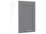 Mid.you , Anthrazit, Weiß , Kunststoff, Holzwerkstoff , 1 Fächer , 40x60x31 cm , hängend , Küche, Küchenblöcke, Küchenschränke, Küchenoberschränke
