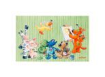 Möbelix , Mehrfarbig , Textil , Tier , rechteckig , 100x160 cm , Oeko-Tex® Standard 100 , für Fußbodenheizung geeignet, rutschfest , Teppiche & Böden, Teppiche, Kinderteppiche