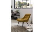 Livetastic , Gelb, Schwarz , Textil , 76x85.6x85.6 cm ,