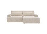 Livetastic , Beige , Textil , Füllung: Schaumstoff,Schaumstoff , Ottomane rechts, L-Form , 272x156 cm , Made in EU , Liegefunktion ,