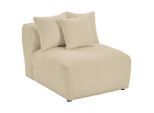 Livetastic , Beige , Textil , 85x70x122 cm , Made in EU , erweiterbar, Rücken echt, individuell planbar , Wohnzimmer, Sofas & Couches, Sofas, Weitere Sofas, Modulare Sofas