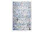 Wecon Home , Blau, Grau , Textil , Vintage , rechteckig , 190x290 cm , Textiles Vertrauen - Oeko-Tex®, Hohenstein, AZO-frei, Qualität aus Österreich , für Fußbodenheizung geeignet, in verschiedenen Größen erhältlich, lichtunempfindlich, pflegeleicht, strapazierfähig, leicht zusammenrollbar , Teppiche & Böden, Teppiche, Webteppiche