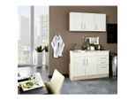 Held , Creme , Holzwerkstoff , 3 Schublade(n) Schubladen , seitenverkehrt montierbar, nur wie online abgebildet bestellbar , 120 cm , Made in Germany , links aufbaubar, rechts aufbaubar, Anti-Fingerprint ,