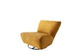 Livetastic , Goldfarben , Textil , Uni , 95x77x94 cm , Stoffauswahl, erweiterbar (Typenauswahl), Sitzfläche 360° drehbar , Wohnzimmer, Sessel, Polstersessel