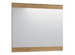 Möbelix , Eichefarben , Glas, Holzwerkstoff , 90x77x2 cm ,