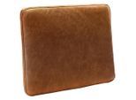 Livetastic , Cognac , Leder , Echtleder , Anilinleder , Füllung: Schaumstoff,Schaumstoff , rechteckig , 52x42x7 cm , Made in EU , hochwertige Qualität , Heimtextilien, Wohntextilien, Kissen, Zierkissen