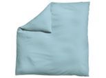 Schlafgut , Hellblau , Textil , Uni , 200x200 cm , Oeko-Tex® Made IN Green, Oeko-Tex® Standard 100, Bsci, AZO-frei, Textiles Vertrauen - Oeko-Tex® , pflegeleicht, atmungsaktiv, bügelleicht, schadstoffgeprüft, weiche und anschmiegsame Oberfläche, bio , Heimtextilien, Schlaftextilien, Bettwäsche, Einzelbezüge, Bettdeckenbezüge