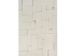 Luca Bessoni , Creme , Textil , Struktur , rechteckig , 200x290 cm , ISO 9001, Bsci, Oeko-Tex® Standard 100 , für Fußbodenheizung geeignet, in verschiedenen Größen erhältlich, leicht zusammenrollbar , Teppiche & Böden, Teppiche, Webteppiche