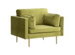 Livetastic , Grün, Goldfarben , Metall, Textil , Uni , 110x84x86 cm ,