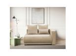Mid.you , Creme , Textil , Füllung: Schaumstoff , 168x73x99 cm , Made in EU ,