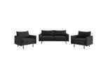 Livetastic , Dunkelgrau , Textil , 215x85x92 cm , Made in EU ,