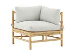 Gardenson , Hellbraun , Holz , Rattan, Bambus , 75x70x74 cm ,