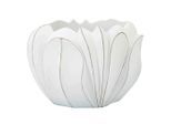Möbelix , Weiß , Kunststoff , oval , 34.5x23.5x34.5 cm ,