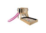 Ambia Garden , Braun, Lila , Holz, Kunststoff , Zeder , 88x215x208.7 cm , EN 71, Europäischer Sicherheitsstandard, FSC 100% ,
