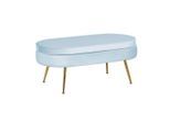 Livetastic , Hellgrau , Textil , oval , 99x40x44 cm ,