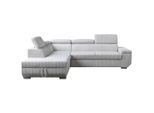 Livetastic , Creme , Textil , Ottomane links, L-Form , 264x215 cm , Made in EU , Liegefunktion, haustierfreundlicher Bezug , Wohnzimmer, Sofas & Couches, Wohnlandschaften, Ecksofas