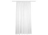 Schmidt W. Gmbh , Weiß , Textil , Uni , 600x145 cm , Heimtextilien, Vorhänge, Fertigvorhänge, Stores