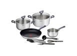 Tefal , Mehrfarbig , Metall, Kunststoff , 20 cm,24 cm,16 cm , 1.5 l,3 l,1.5 l , backofengeeignet , Kochen & Essen, Töpfe, Kochtopfsets